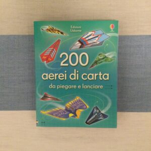 200 AEREI DI CARTA DA PIEGARE E LANCIARE